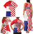 Croatia Victory Day 5 August Family Matching Tank Maxi Dress and Hawaiian Shirt Dan Hrvatskih Branitelja