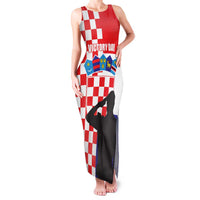 Croatia Victory Day 5 August Family Matching Tank Maxi Dress and Hawaiian Shirt Dan Hrvatskih Branitelja