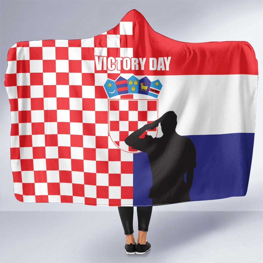Croatia Victory Day 5 August Hooded Blanket Dan Hrvatskih Branitelja
