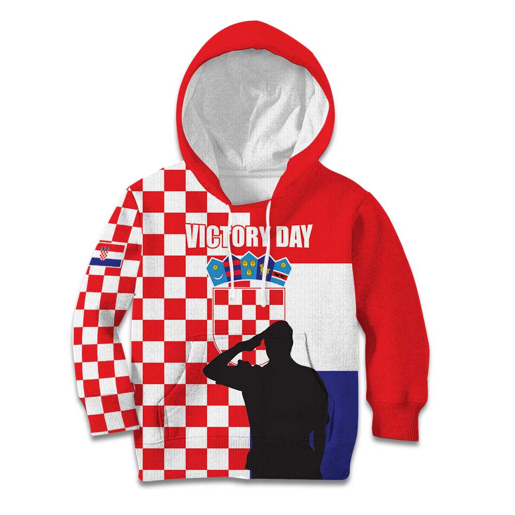 Croatia Victory Day 5 August Kid Hoodie Dan Hrvatskih Branitelja