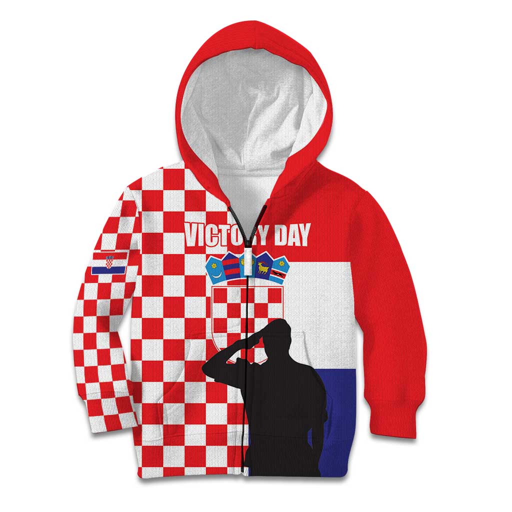 Croatia Victory Day 5 August Kid Hoodie Dan Hrvatskih Branitelja
