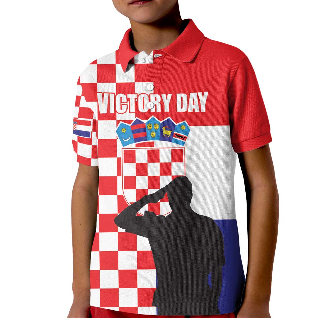 Croatia Victory Day 5 August Kid Polo Shirt Dan Hrvatskih Branitelja