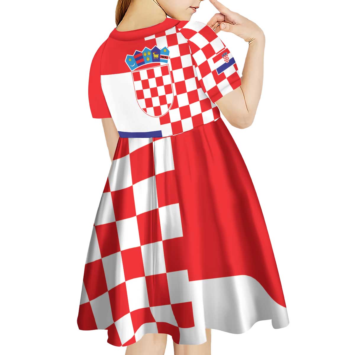 Croatia Victory Day 5 August Kid Short Sleeve Dress Dan Hrvatskih Branitelja