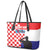 Croatia Victory Day 5 August Leather Tote Bag Dan Hrvatskih Branitelja
