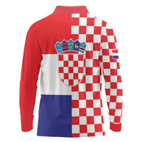 Croatia Victory Day 5 August Long Sleeve Polo Shirt Dan Hrvatskih Branitelja