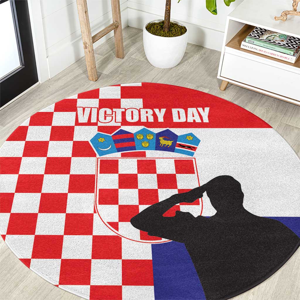 Croatia Victory Day 5 August Round Carpet Dan Hrvatskih Branitelja