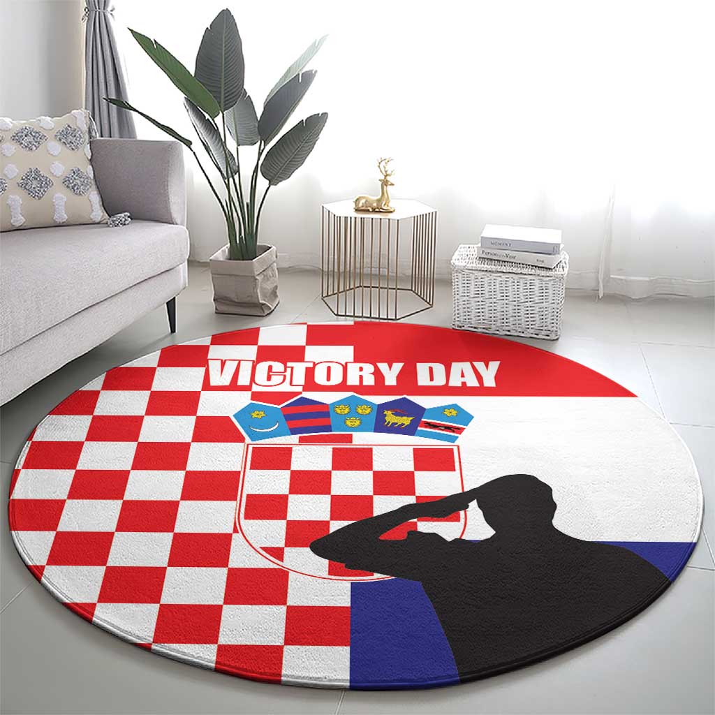 Croatia Victory Day 5 August Round Carpet Dan Hrvatskih Branitelja
