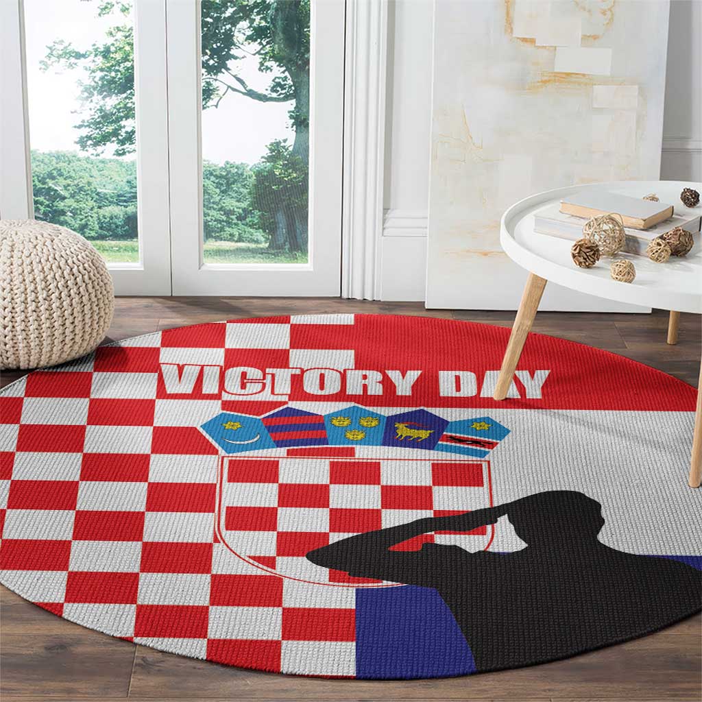 Croatia Victory Day 5 August Round Carpet Dan Hrvatskih Branitelja