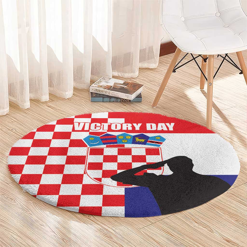 Croatia Victory Day 5 August Round Carpet Dan Hrvatskih Branitelja