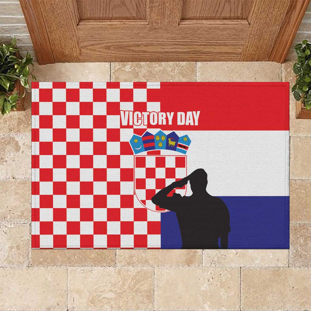 Croatia Victory Day 5 August Rubber Doormat Dan Hrvatskih Branitelja