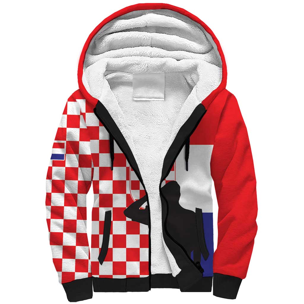 Croatia Victory Day 5 August Sherpa Hoodie Dan Hrvatskih Branitelja