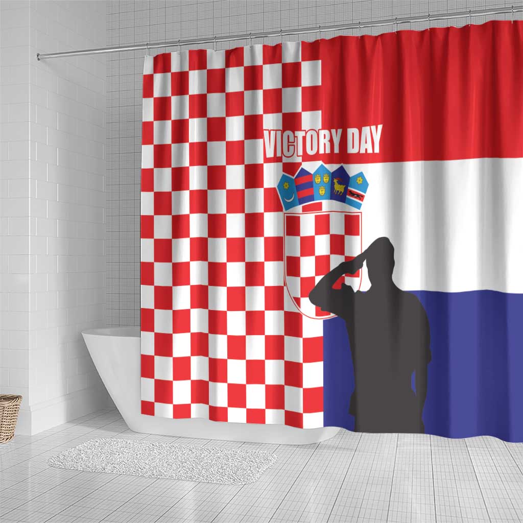 Croatia Victory Day 5 August Shower Curtain Dan Hrvatskih Branitelja