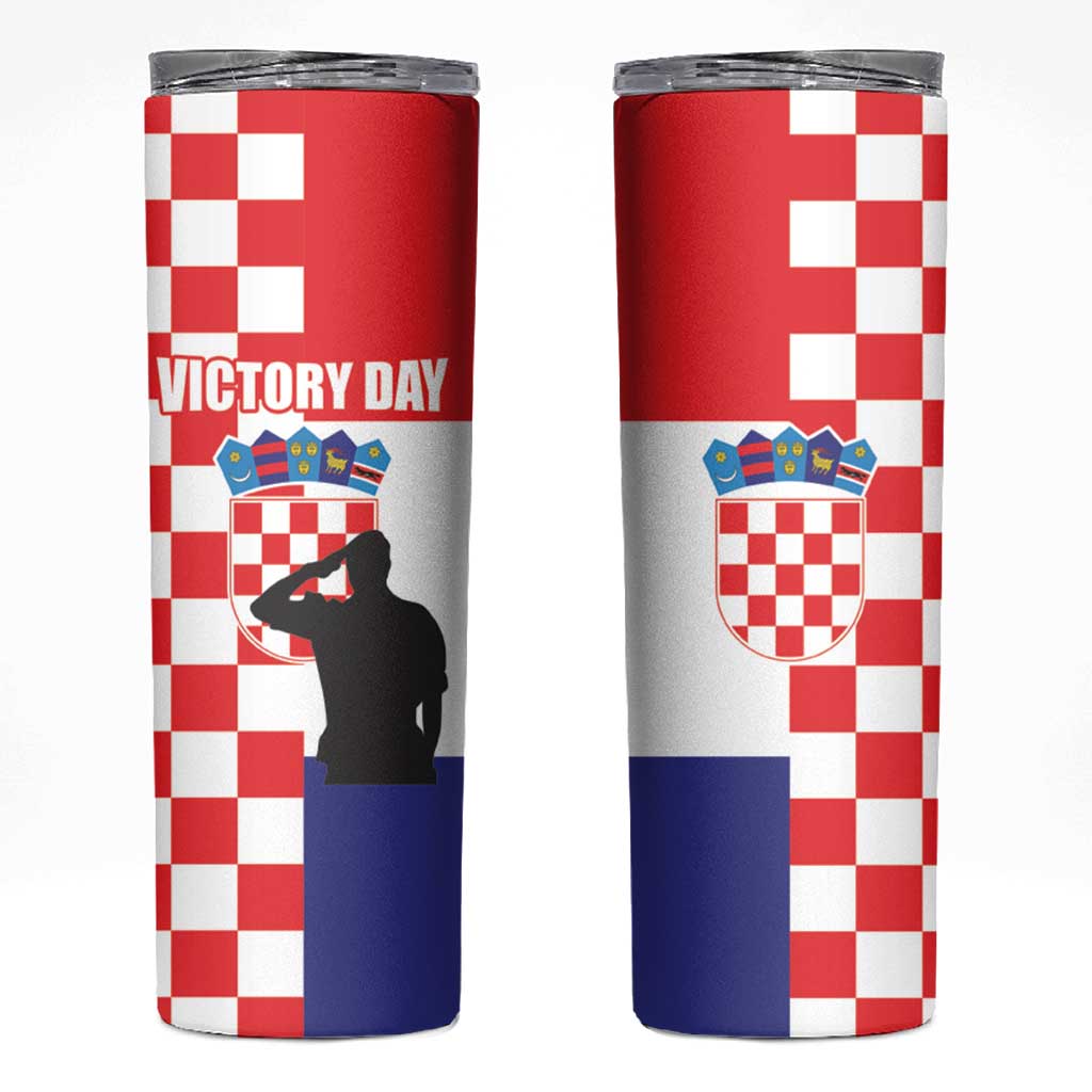 Croatia Victory Day 5 August Skinny Tumbler Dan Hrvatskih Branitelja