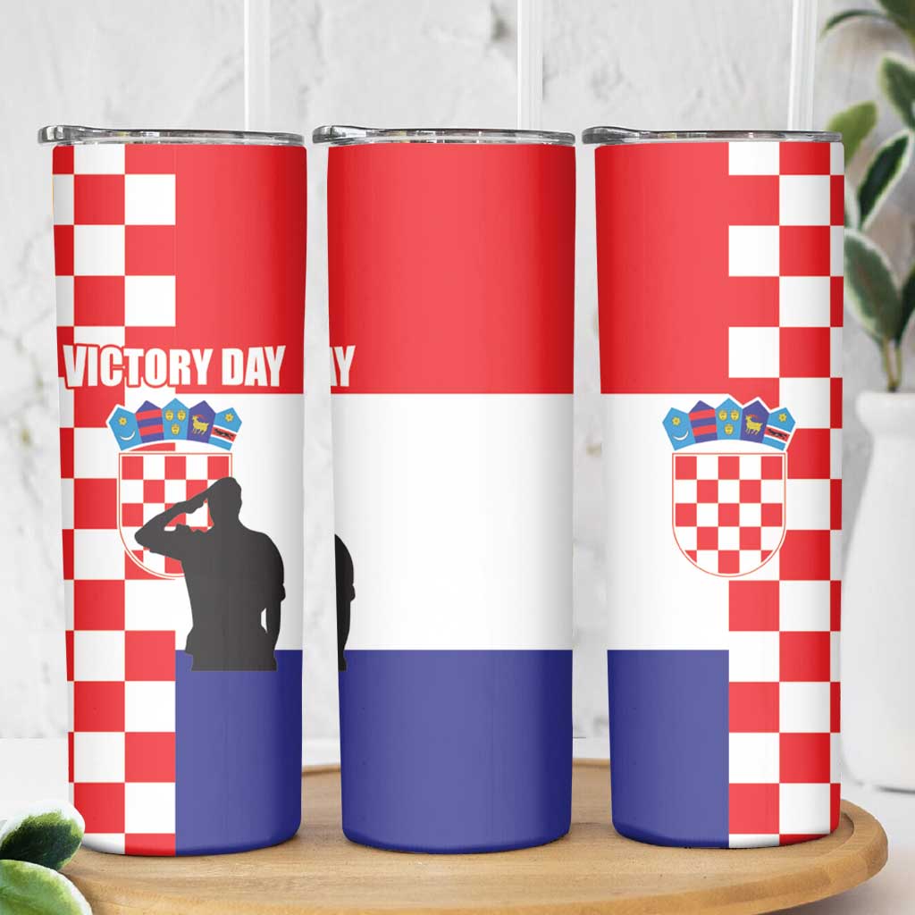Croatia Victory Day 5 August Skinny Tumbler Dan Hrvatskih Branitelja