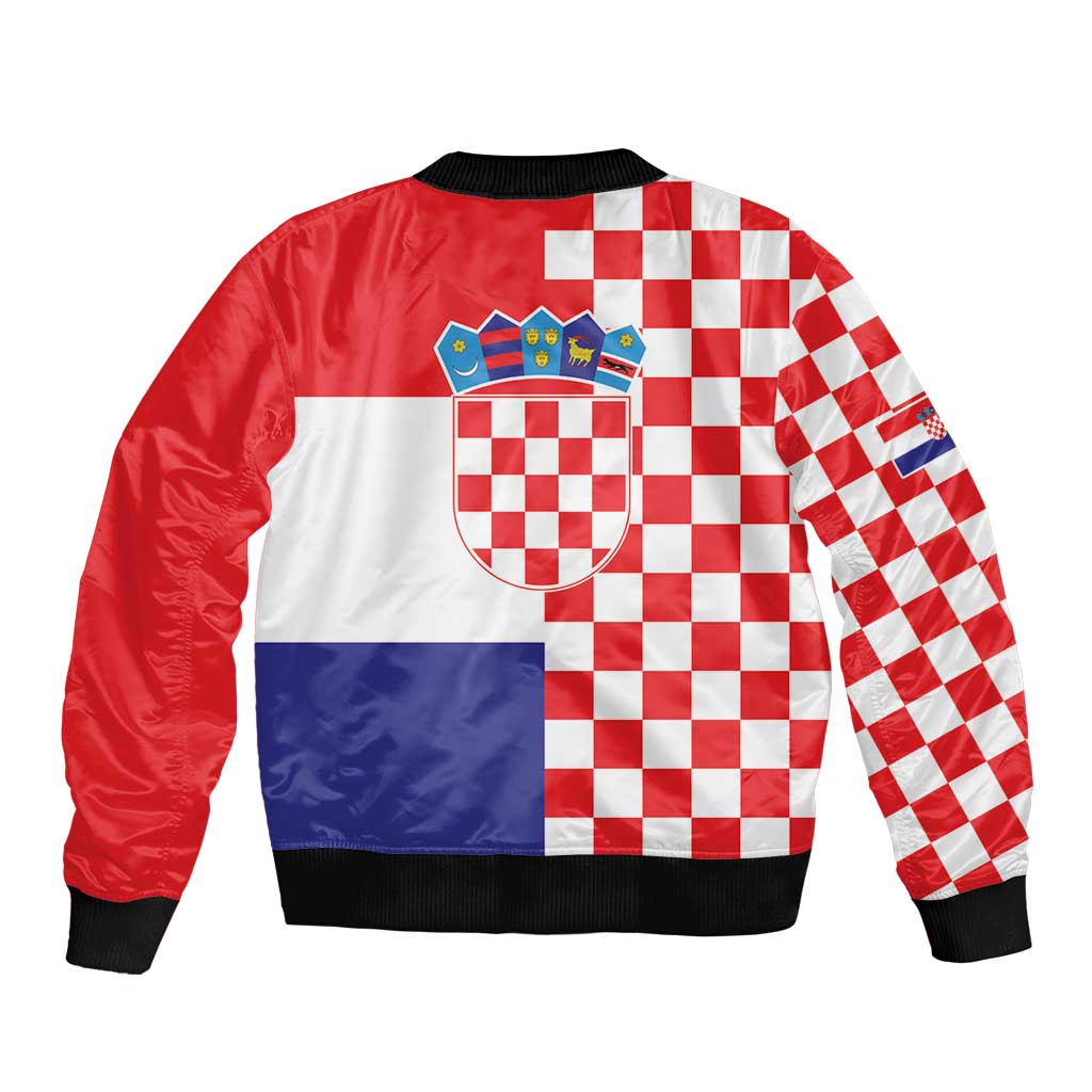 Croatia Victory Day 5 August Sleeve Zip Bomber Jacket Dan Hrvatskih Branitelja