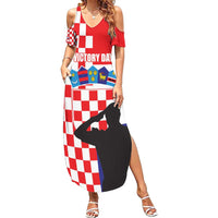 Croatia Victory Day 5 August Summer Maxi Dress Dan Hrvatskih Branitelja