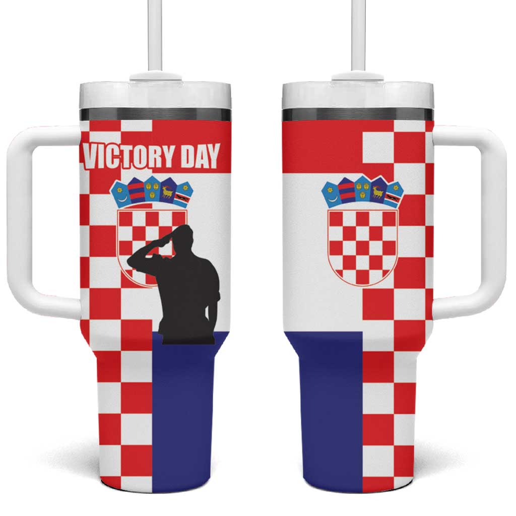 Croatia Victory Day 5 August Tumbler With Handle Dan Hrvatskih Branitelja