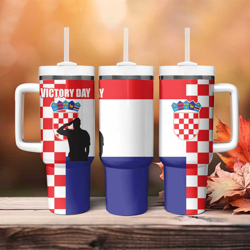 Croatia Victory Day 5 August Tumbler With Handle Dan Hrvatskih Branitelja