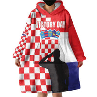 Croatia Victory Day 5 August Wearable Blanket Hoodie Dan Hrvatskih Branitelja