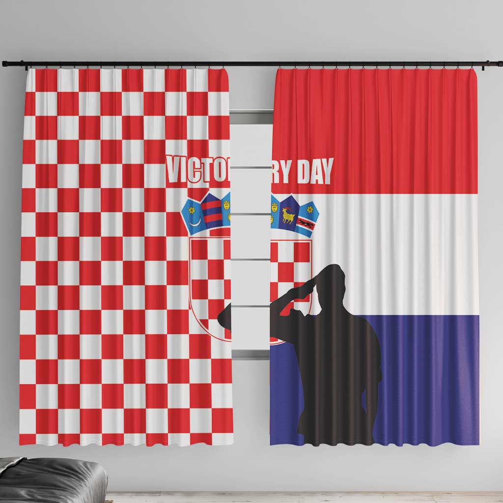 Croatia Victory Day 5 August Window Curtain Dan Hrvatskih Branitelja