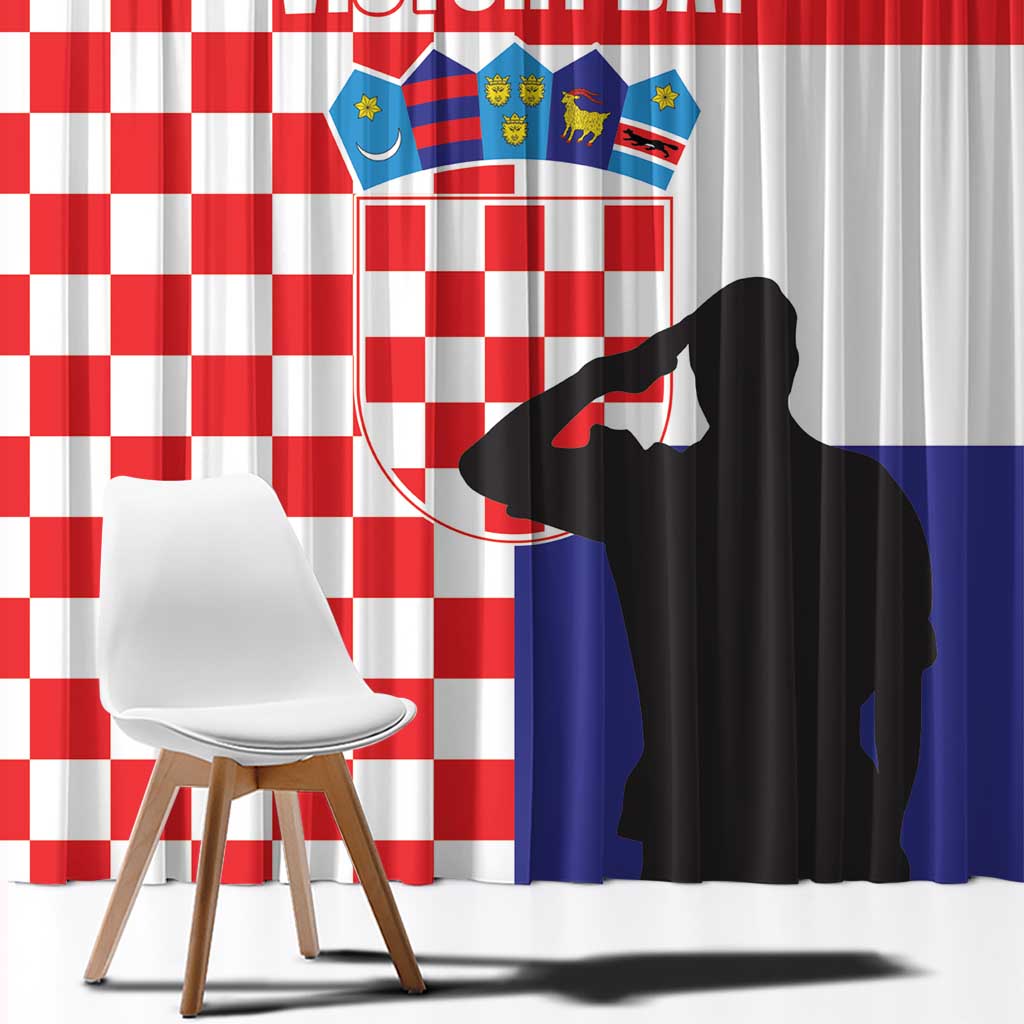 Croatia Victory Day 5 August Window Curtain Dan Hrvatskih Branitelja
