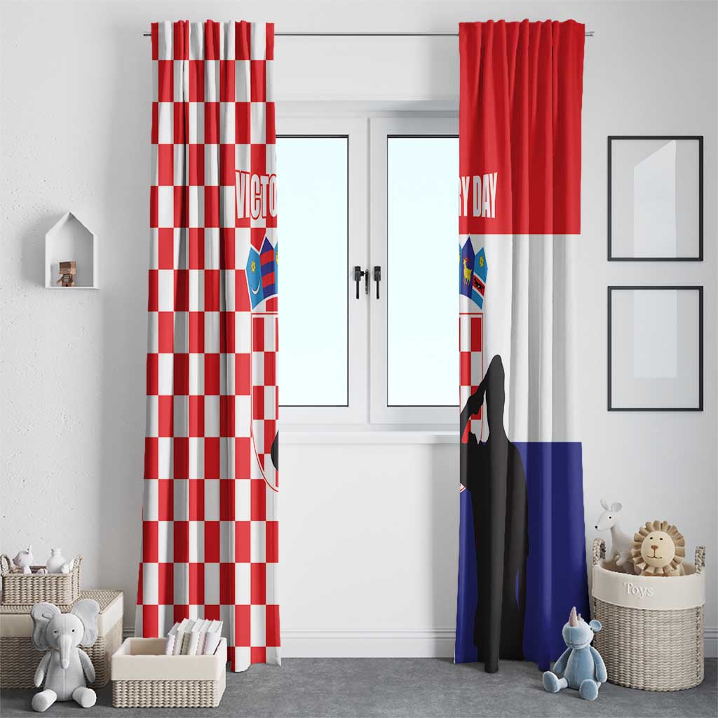 Croatia Victory Day 5 August Window Curtain Dan Hrvatskih Branitelja