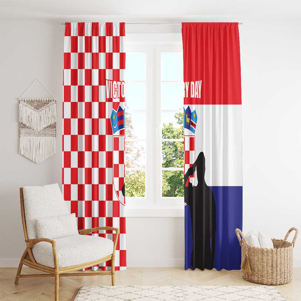 Croatia Victory Day 5 August Window Curtain Dan Hrvatskih Branitelja
