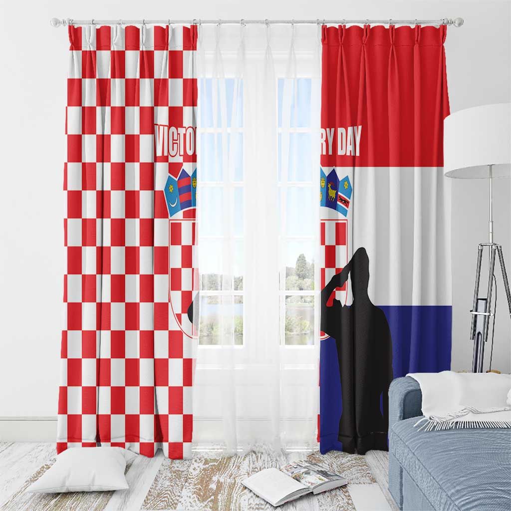 Croatia Victory Day 5 August Window Curtain Dan Hrvatskih Branitelja