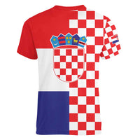 Croatia Victory Day 5 August Women V-Neck T-Shirt Dan Hrvatskih Branitelja