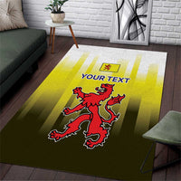 Netherlands Provincie Zuid-Holland Personalized Area Rug Flag Style
