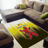 Netherlands Provincie Zuid-Holland Personalized Area Rug Flag Style