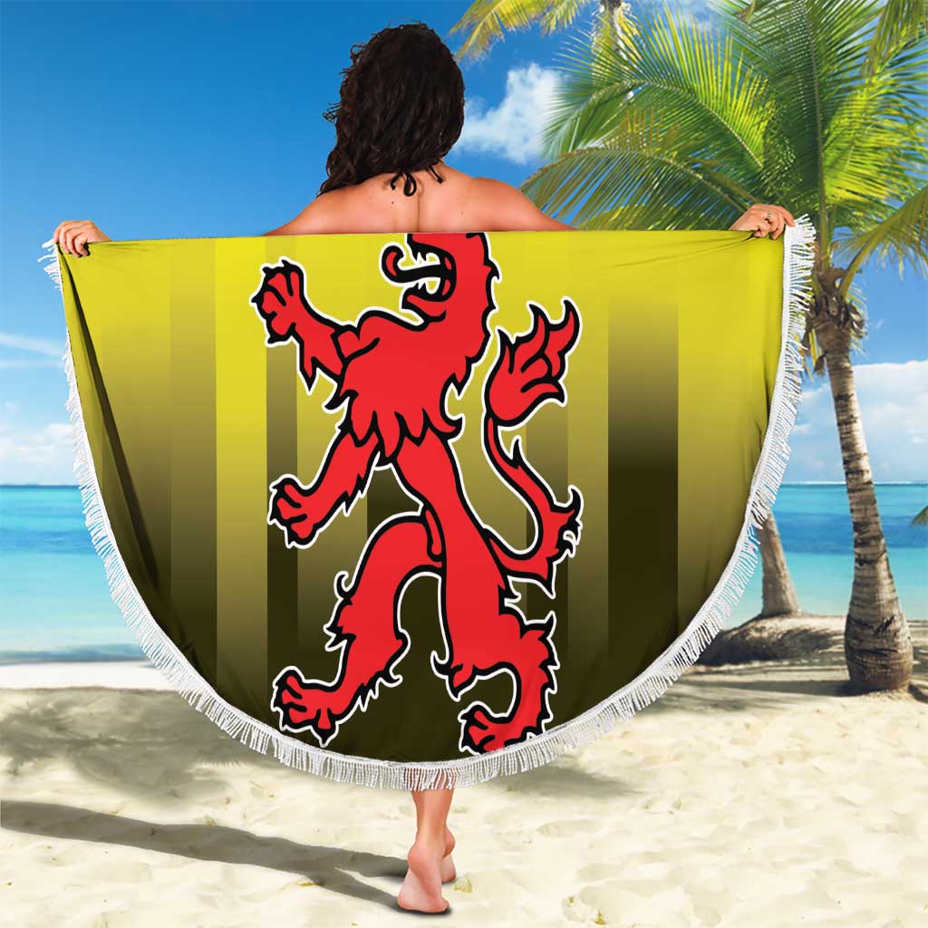 Netherlands Provincie Zuid-Holland Personalized Beach Blanket Flag Style