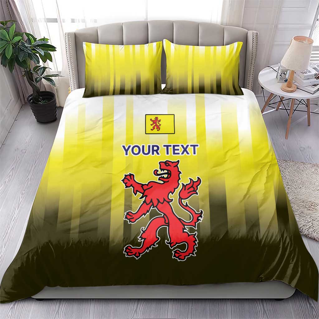 Netherlands Provincie Zuid-Holland Personalized Bedding Set Flag Style
