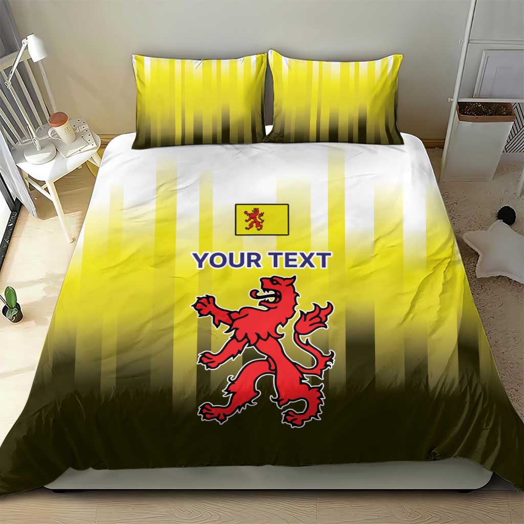 Netherlands Provincie Zuid-Holland Personalized Bedding Set Flag Style