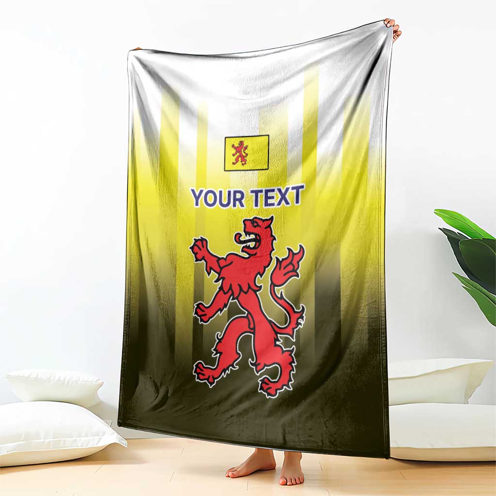 Netherlands Provincie Zuid-Holland Personalized Blanket Flag Style