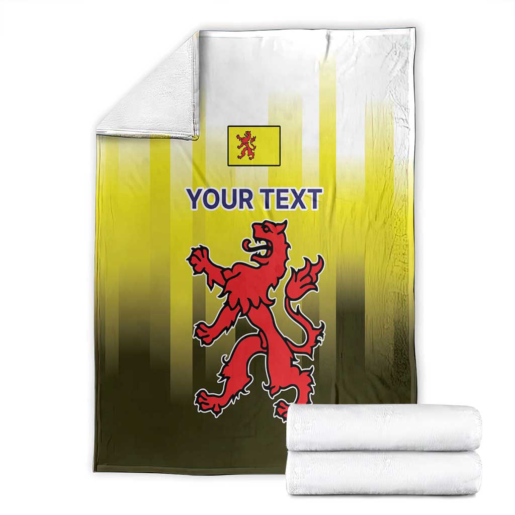 Netherlands Provincie Zuid-Holland Personalized Blanket Flag Style