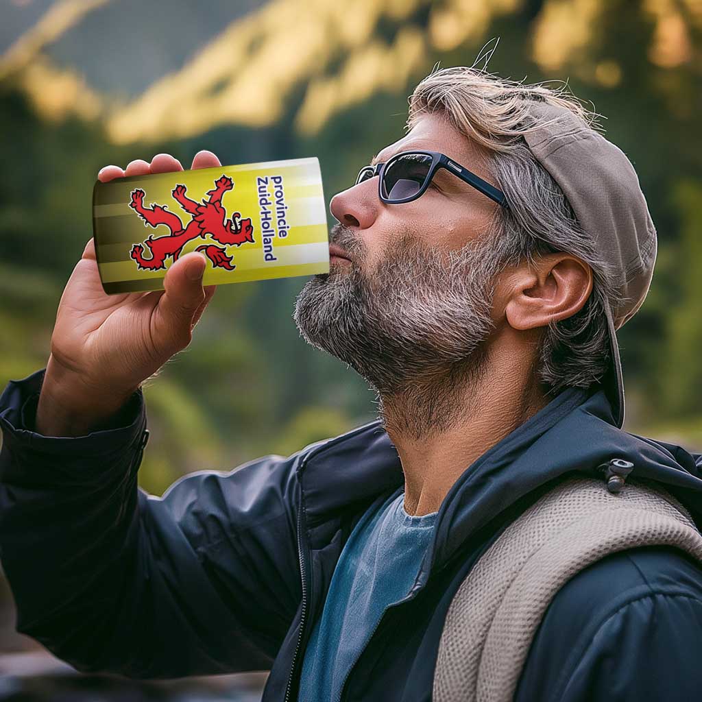 Netherlands Provincie Zuid-Holland Personalized 4 in 1 Can Cooler Tumbler Flag Style