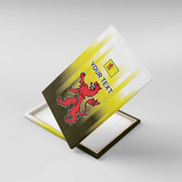 Netherlands Provincie Zuid-Holland Personalized Canvas Wall Art Flag Style