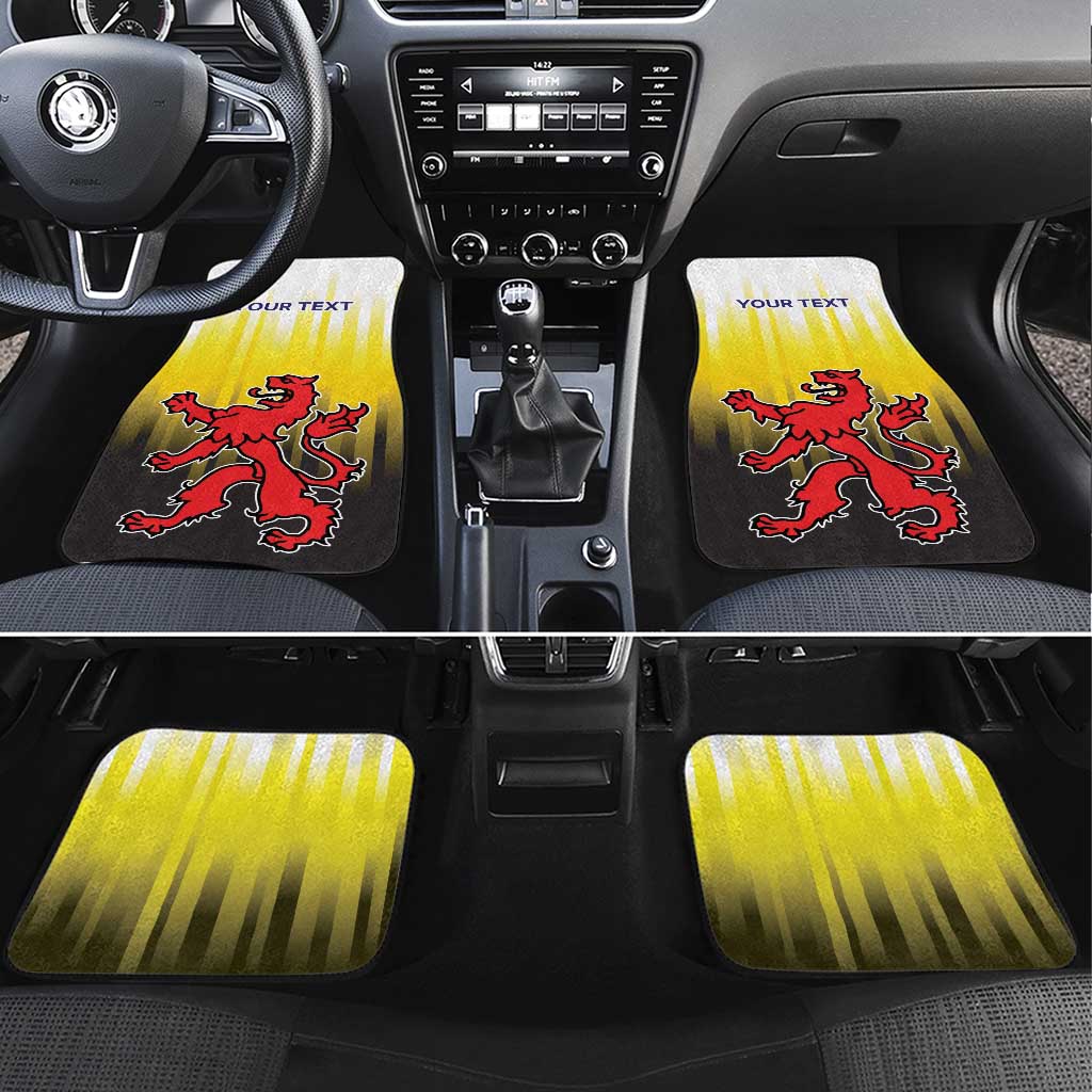 Netherlands Provincie Zuid-Holland Personalized Car Mats Flag Style
