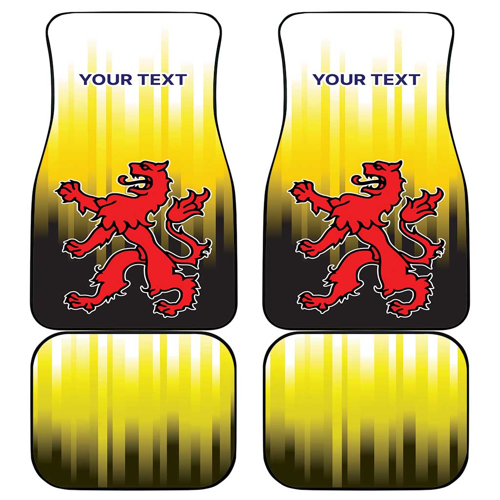 Netherlands Provincie Zuid-Holland Personalized Car Mats Flag Style