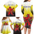 Netherlands Provincie Zuid-Holland Personalized Family Matching Long Sleeve Bodycon Dress and Hawaiian Shirt Flag Style