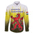 Netherlands Provincie Zuid-Holland Personalized Family Matching Mermaid Dress and Hawaiian Shirt Flag Style