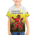 Netherlands Provincie Zuid-Holland Personalized Family Matching Off The Shoulder Long Sleeve Dress and Hawaiian Shirt Flag Style