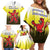 Netherlands Provincie Zuid-Holland Personalized Family Matching Off Shoulder Short Dress and Hawaiian Shirt Flag Style