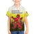 Netherlands Provincie Zuid-Holland Personalized Family Matching Short Sleeve Bodycon Dress and Hawaiian Shirt Flag Style