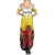 Netherlands Provincie Zuid-Holland Personalized Family Matching Summer Maxi Dress and Hawaiian Shirt Flag Style