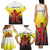Netherlands Provincie Zuid-Holland Personalized Family Matching Tank Maxi Dress and Hawaiian Shirt Flag Style