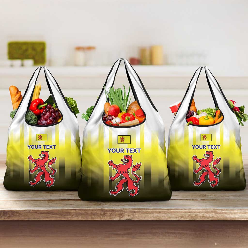 Netherlands Provincie Zuid-Holland Personalized Grocery Bag Flag Style