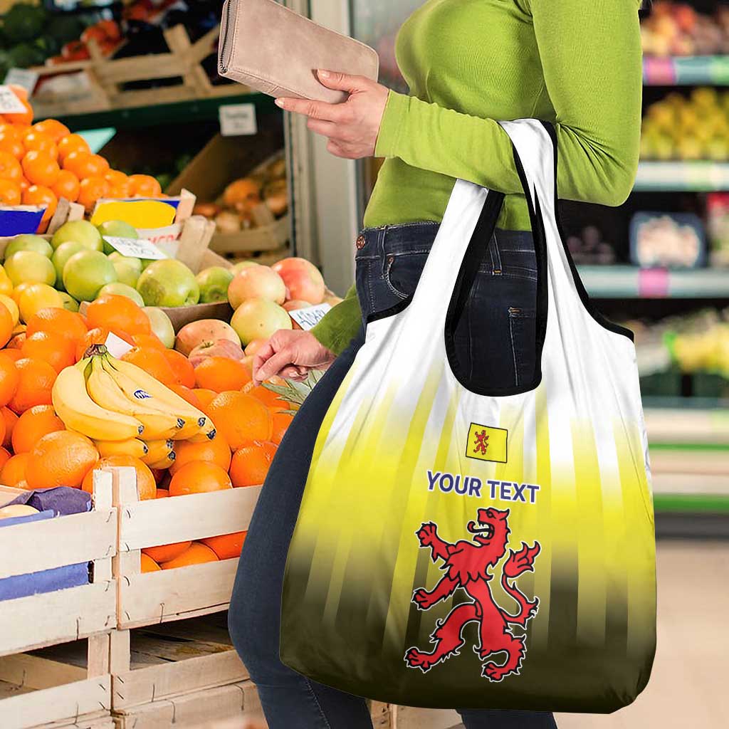 Netherlands Provincie Zuid-Holland Personalized Grocery Bag Flag Style