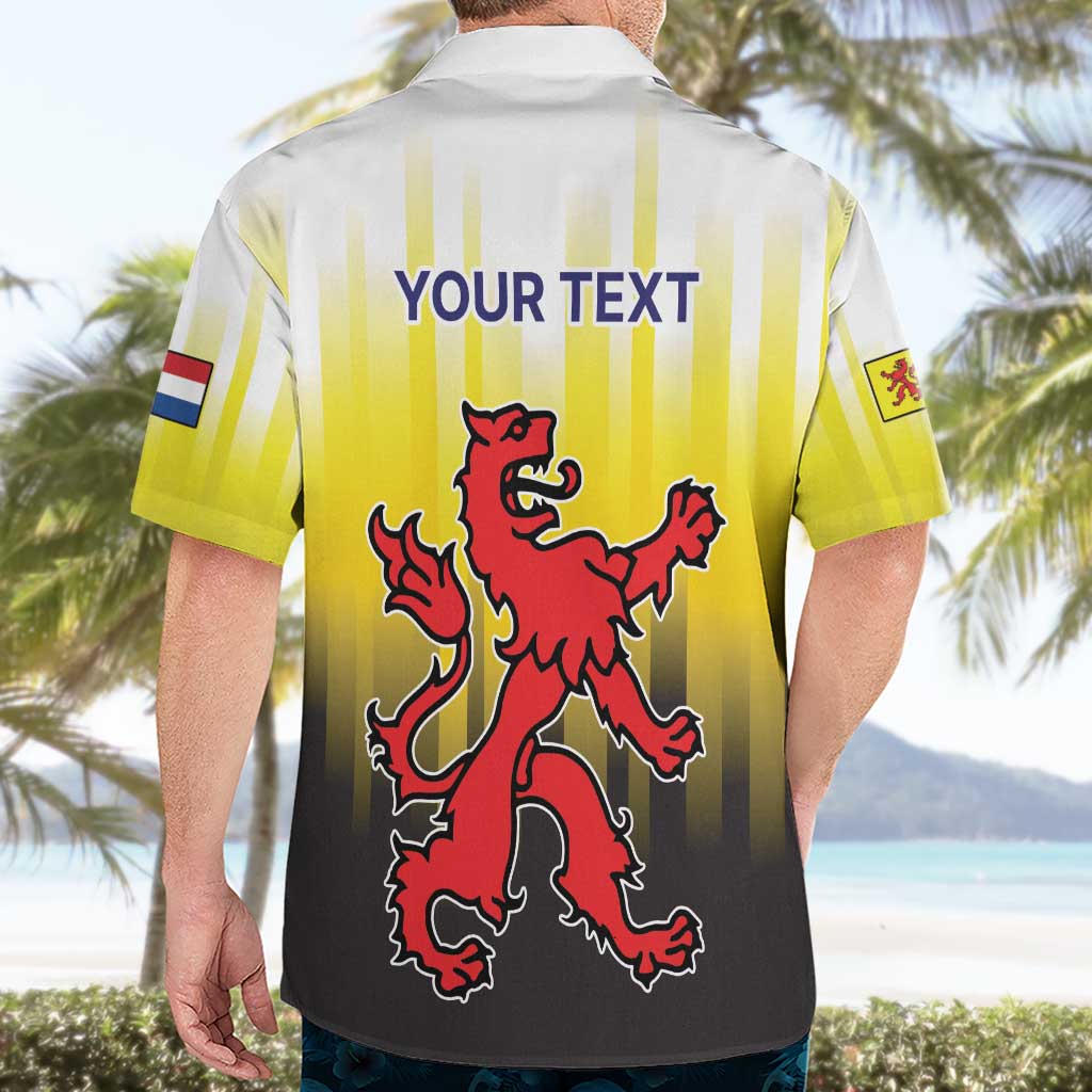 Netherlands Provincie Zuid-Holland Personalized Hawaiian Shirt Flag Style